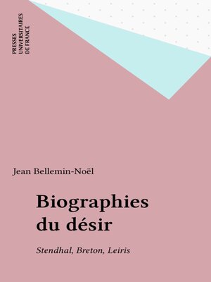 cover image of Biographies du désir